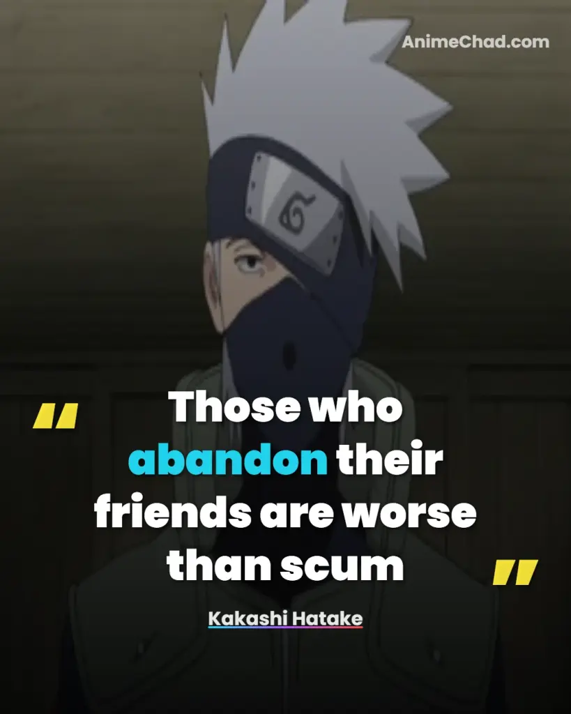 Kakashi Hatake Quotes