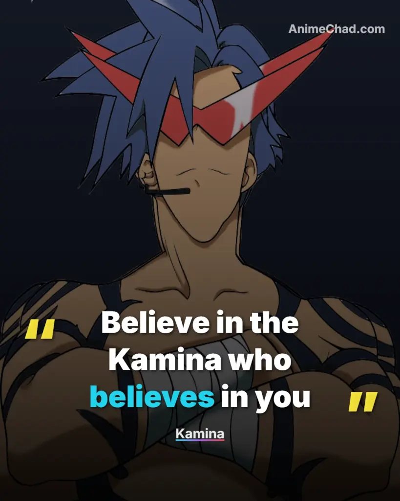 Kamina Quotes