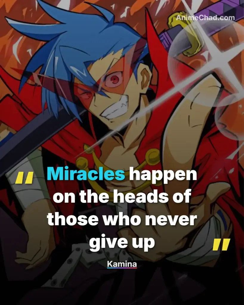 Kamina Quotes