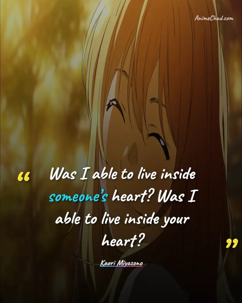 Kaori Miyazono Quotes