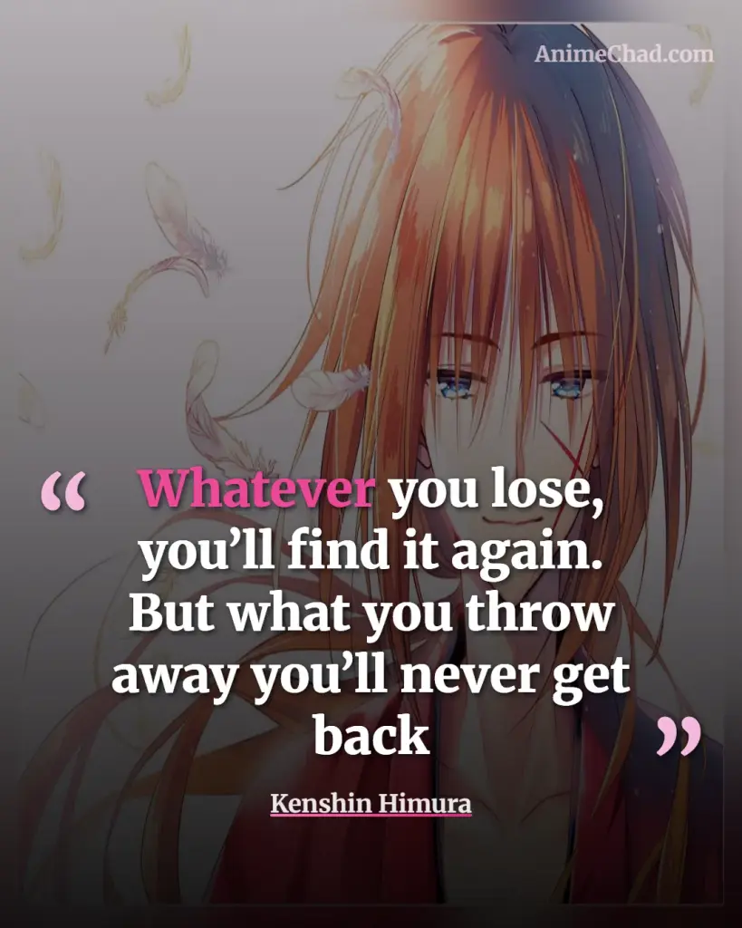 Kenshin Himura Quotes