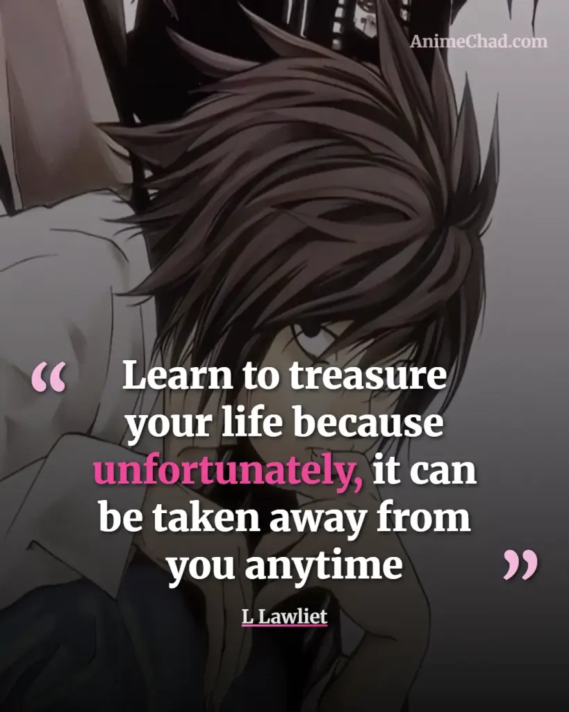 L Lawliet Quotes
