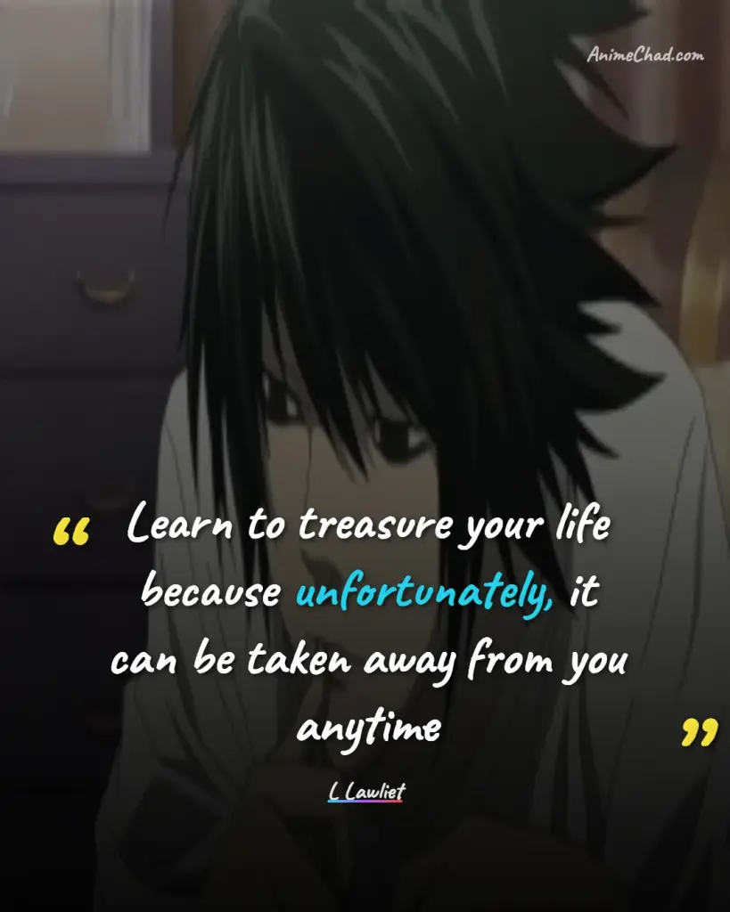 L Lawliet Quotes