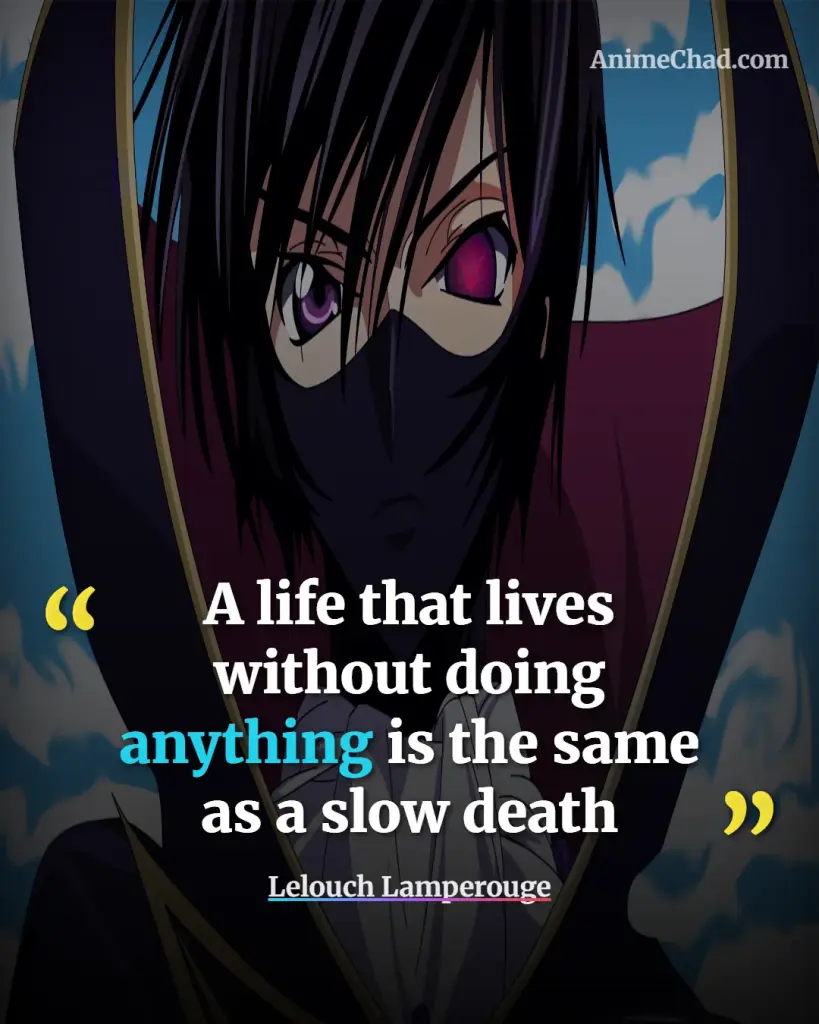 Lelouch Lamperouge Quotes (1)