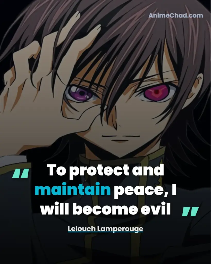 Lelouch Lamperouge Quotes (1)