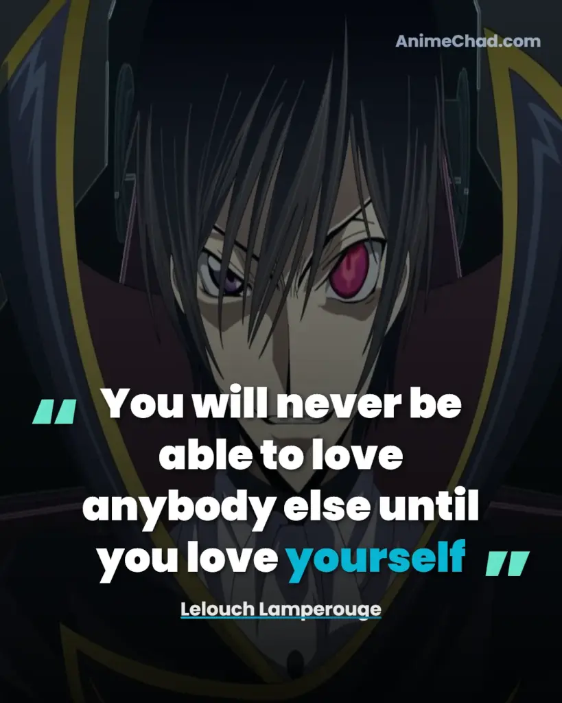 Lelouch Lamperouge Quotes
