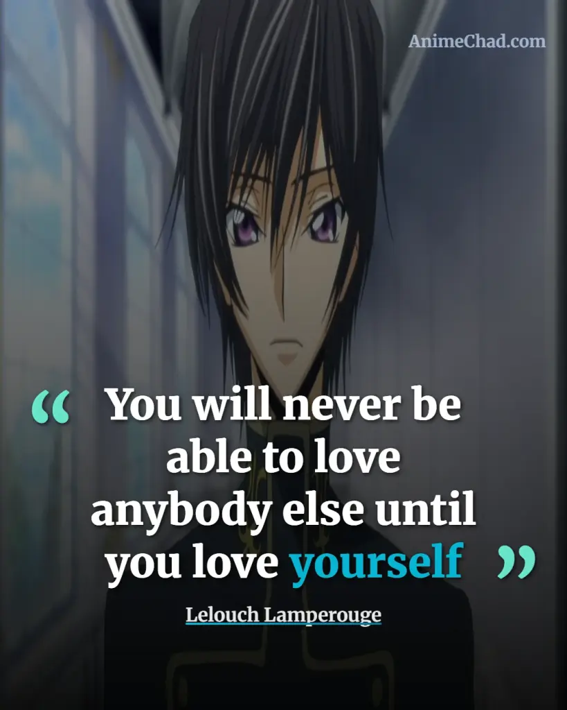 Lelouch Lamperouge Quotes