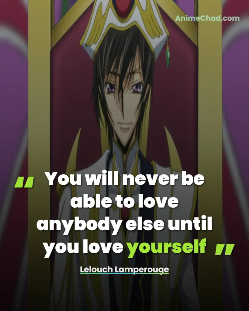 Lelouch Lamperouge Quotes