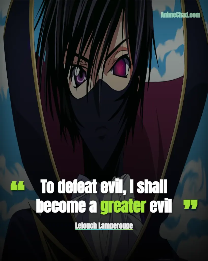 Lelouch Lamperouge Quotes