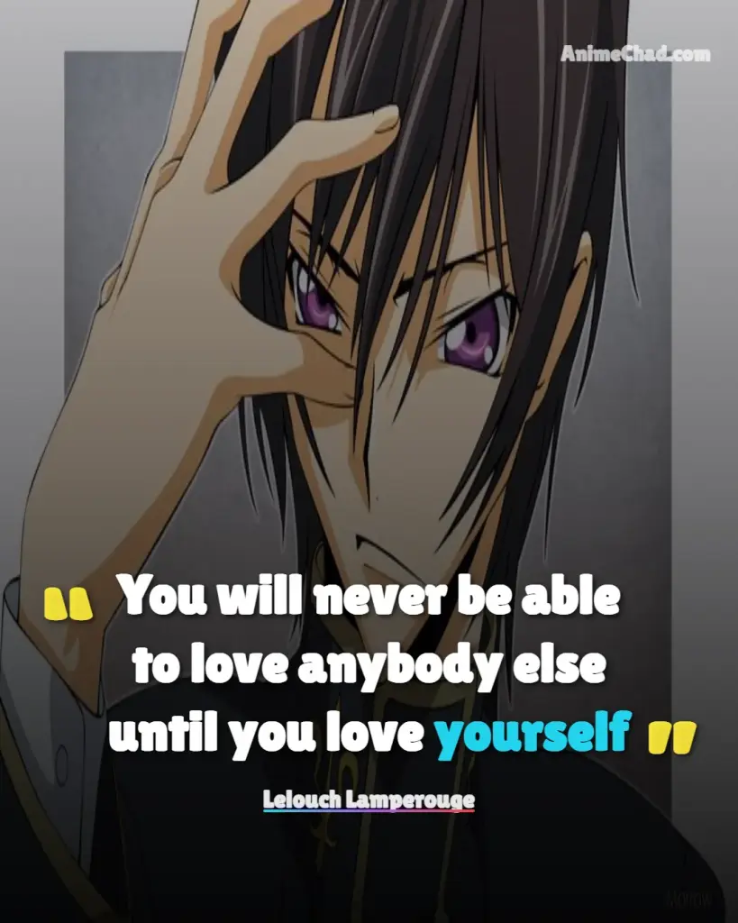 Lelouch Lamperouge Quotes