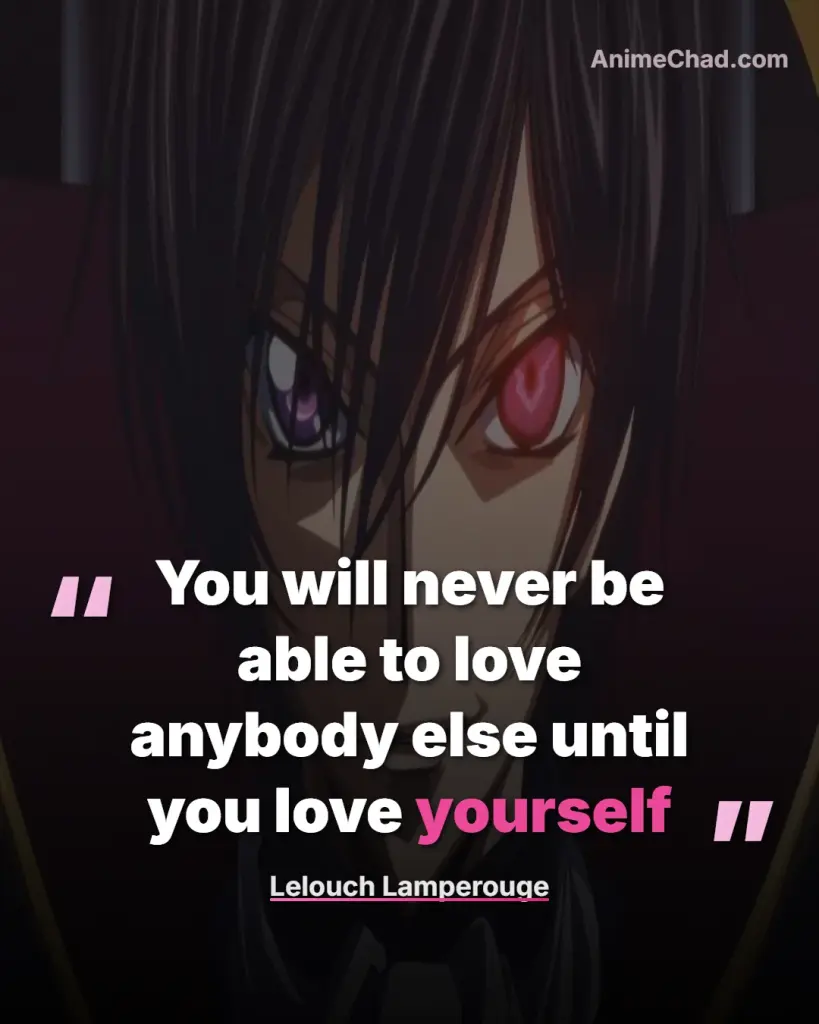 Lelouch Lamperouge Quotes
