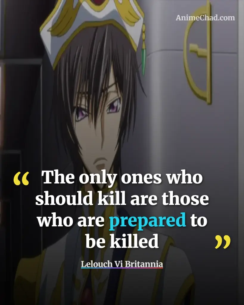 Lelouch Vi Britannia Quotes