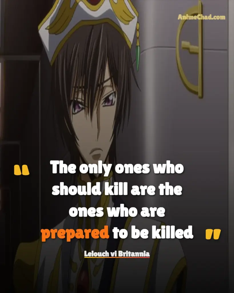 Lelouch Vi Britannia Quotes