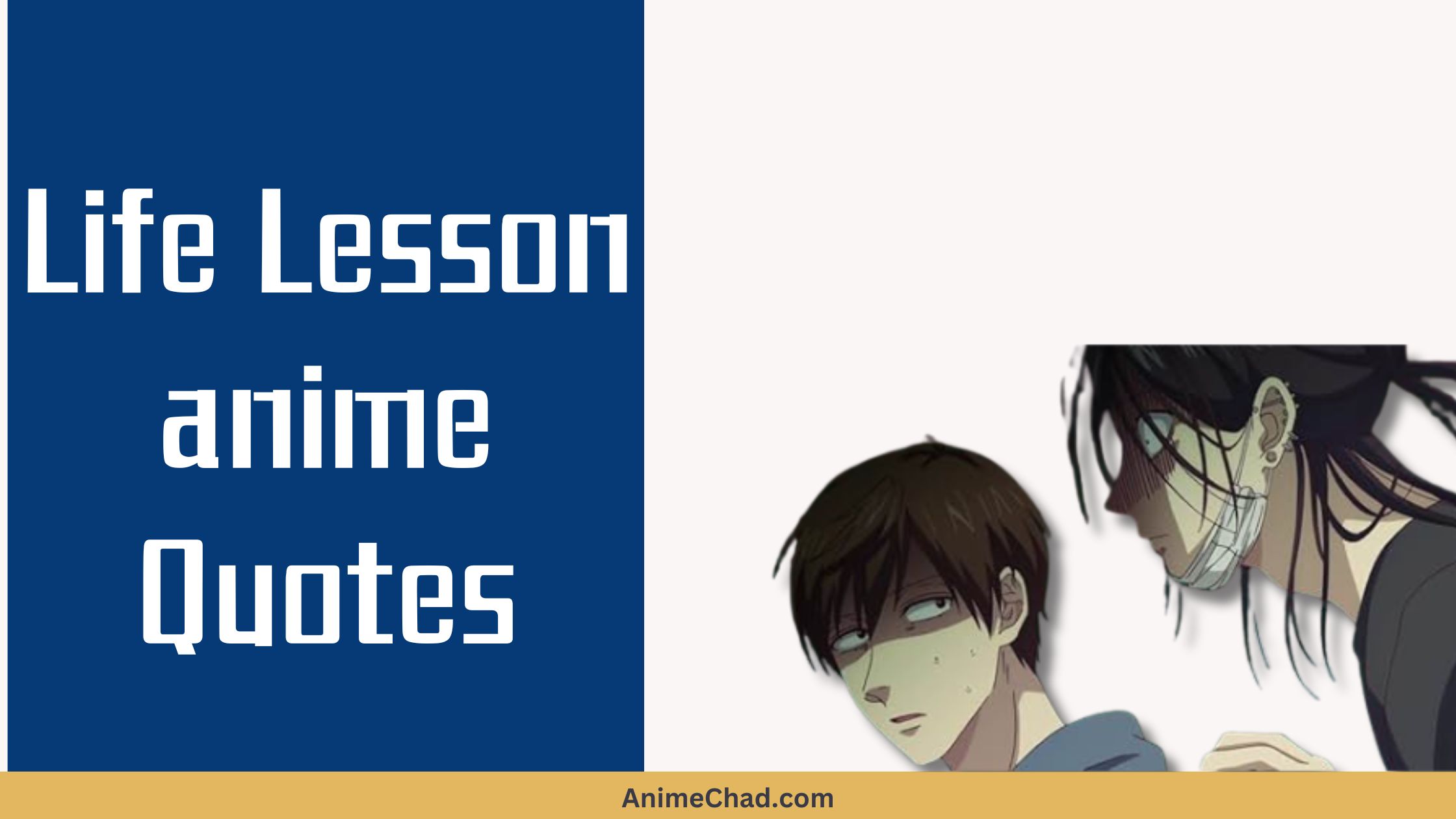 Life Lesson Anime Quotes