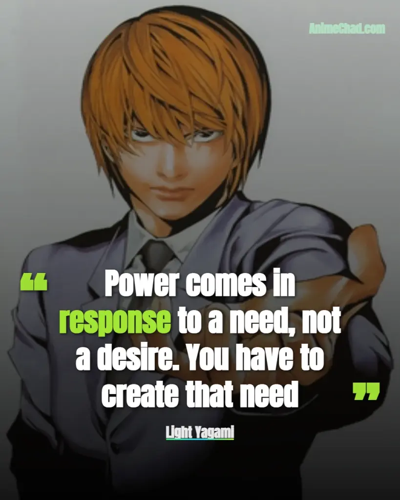 Light Yagami Quotes