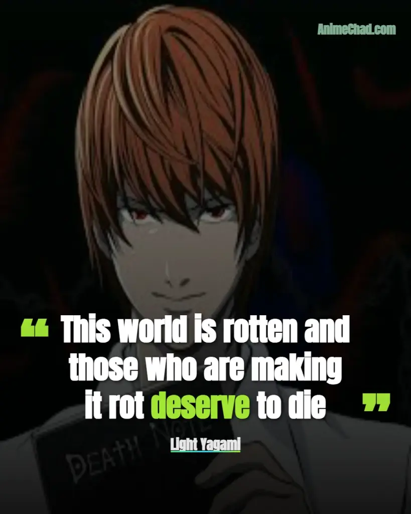Light Yagami Quotes
