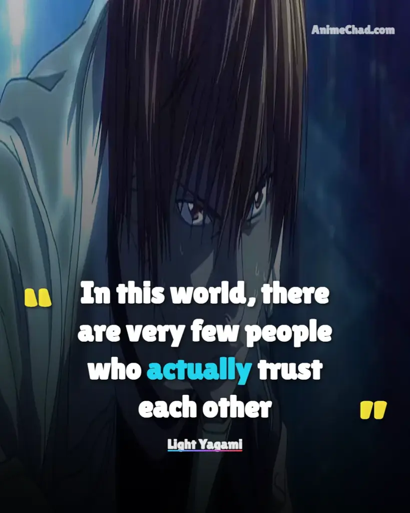 Light Yagami Quotes