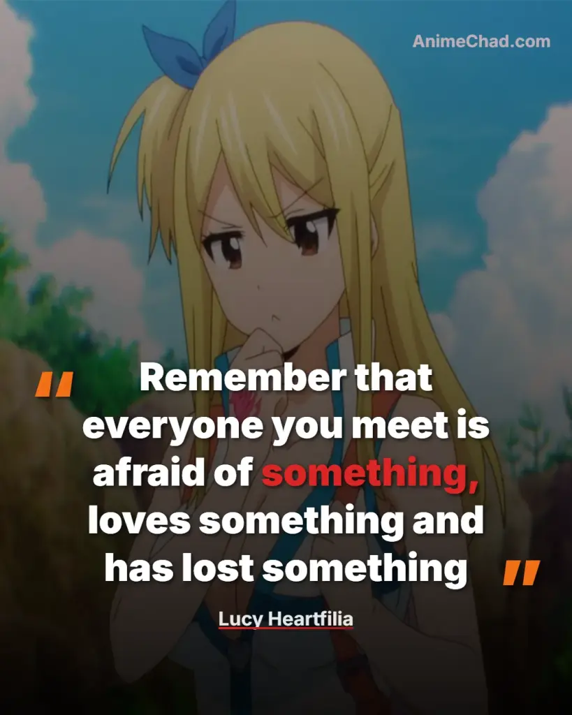 Lucy Heartfilia Quotes