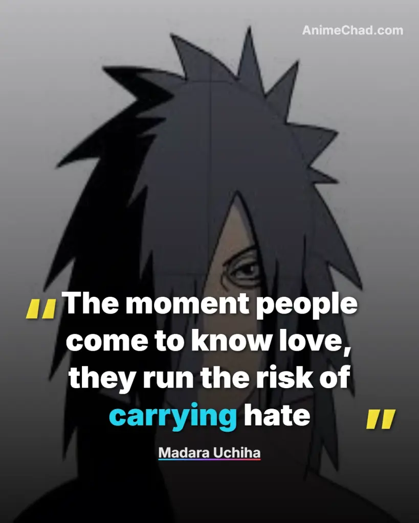 Madara Uchiha Quotes (2)