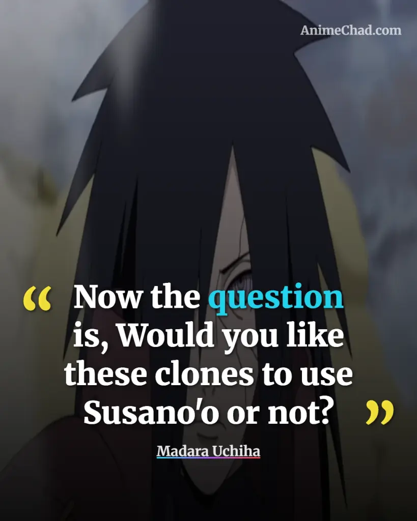 Madara Uchiha Quotes