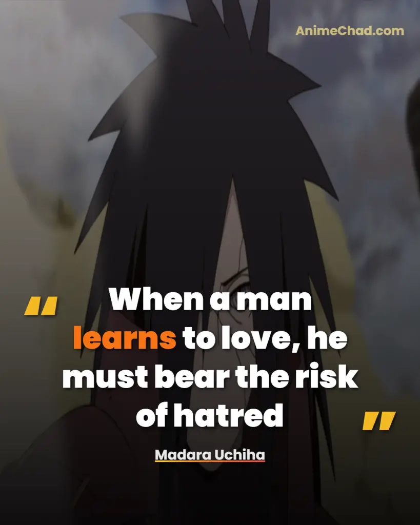 Madara Uchiha Quotes