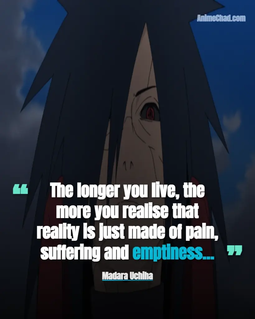 Madara Uchiha Quotes