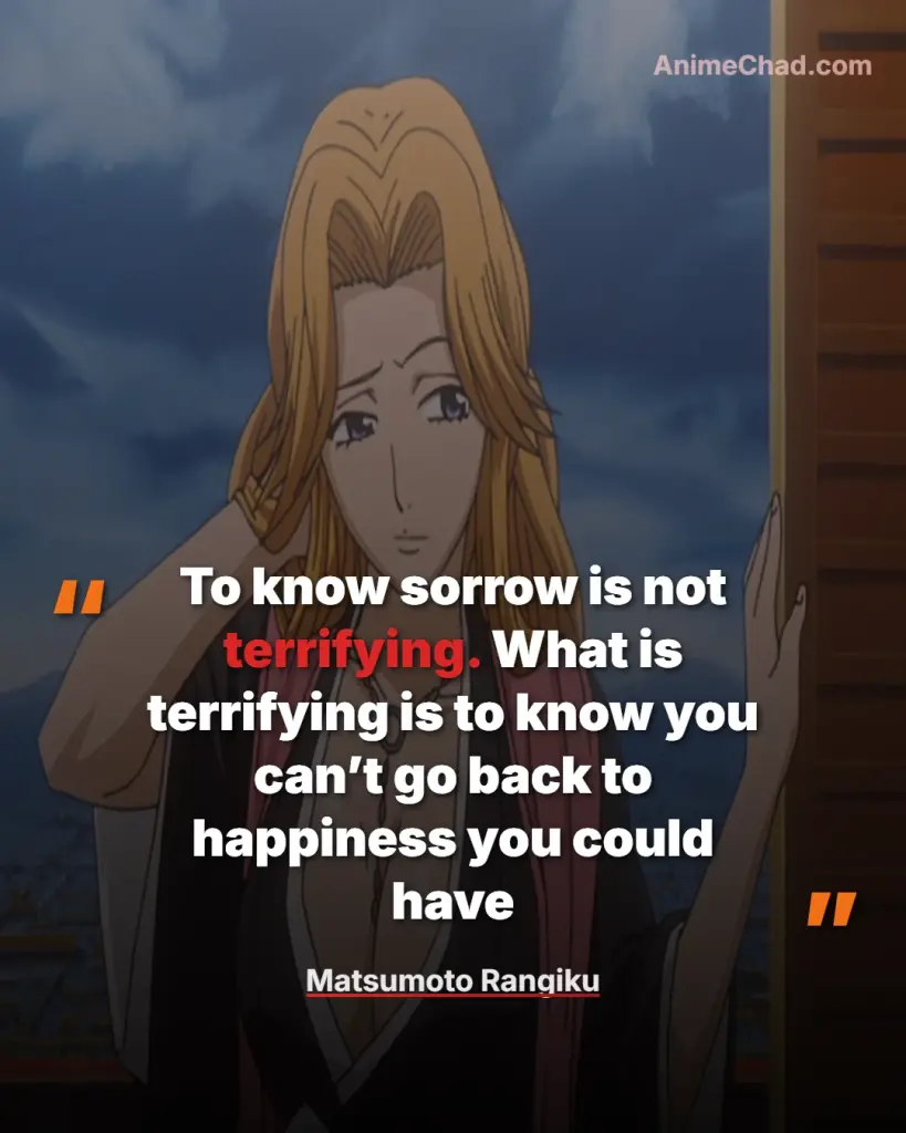 Matsumoto Rangiku Quotes