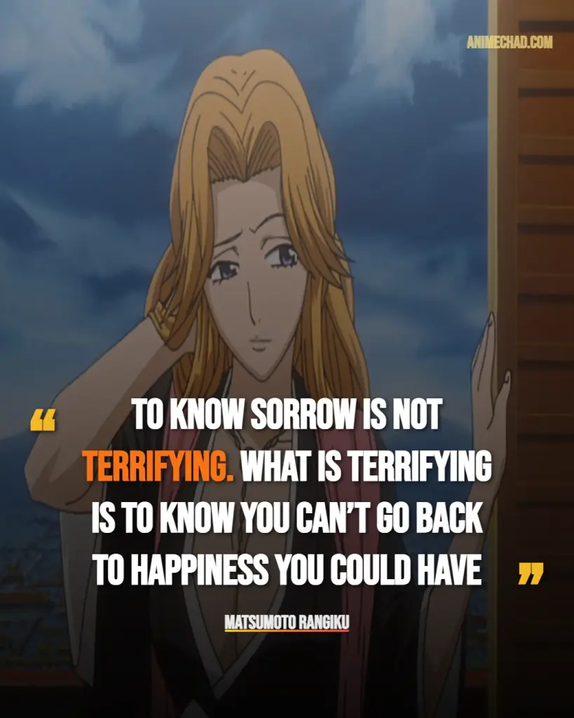 Matsumoto Rangiku Quotes