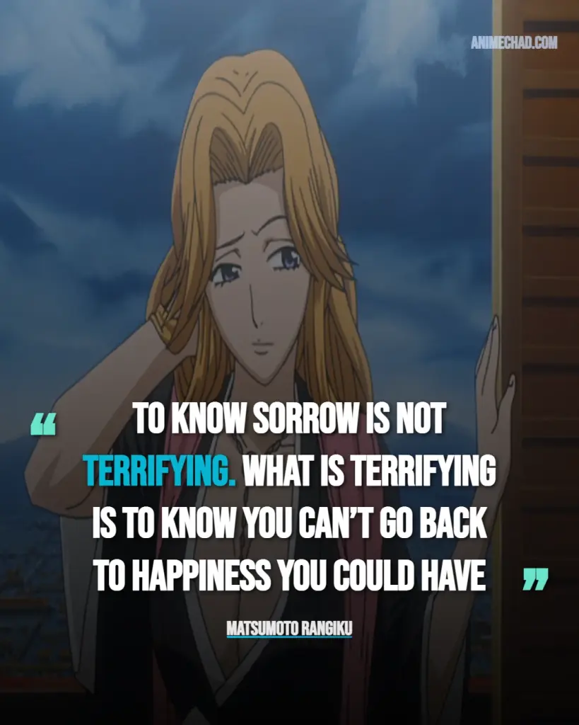 Matsumoto Rangiku Quotes