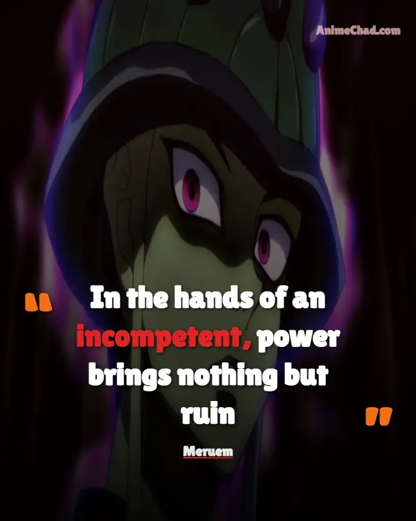 Meruem Quotes