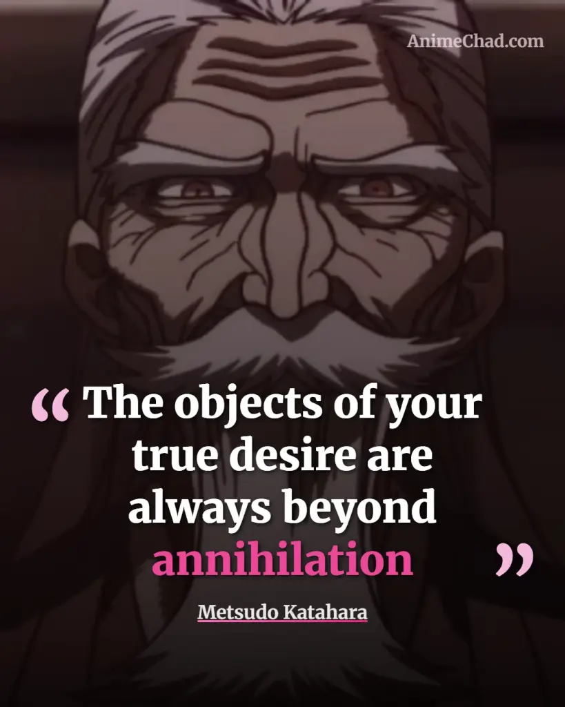 Metsudo Katahara Quotes