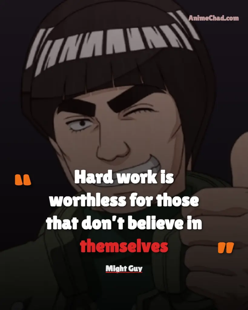 Might Guy Quotes