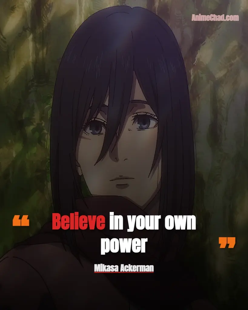 Mikasa Ackerman Quotes