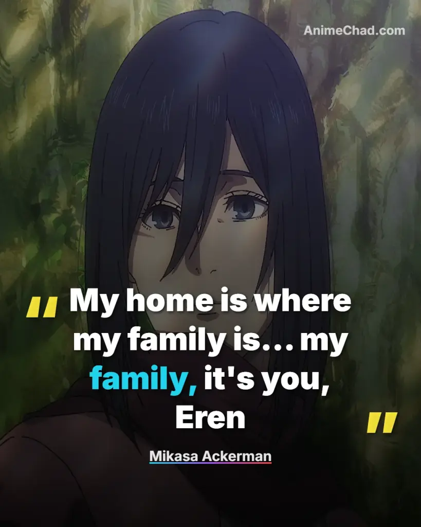 Mikasa Ackerman Quotes