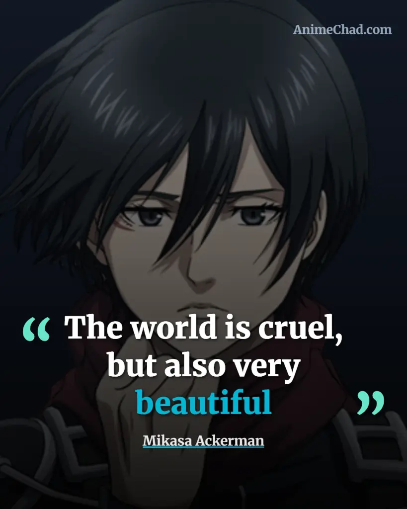 Mikasa Ackerman Quotes