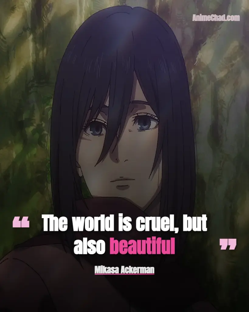Mikasa Ackerman Quotes