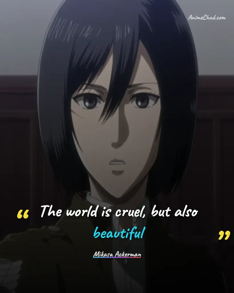 Mikasa Ackerman Quotes