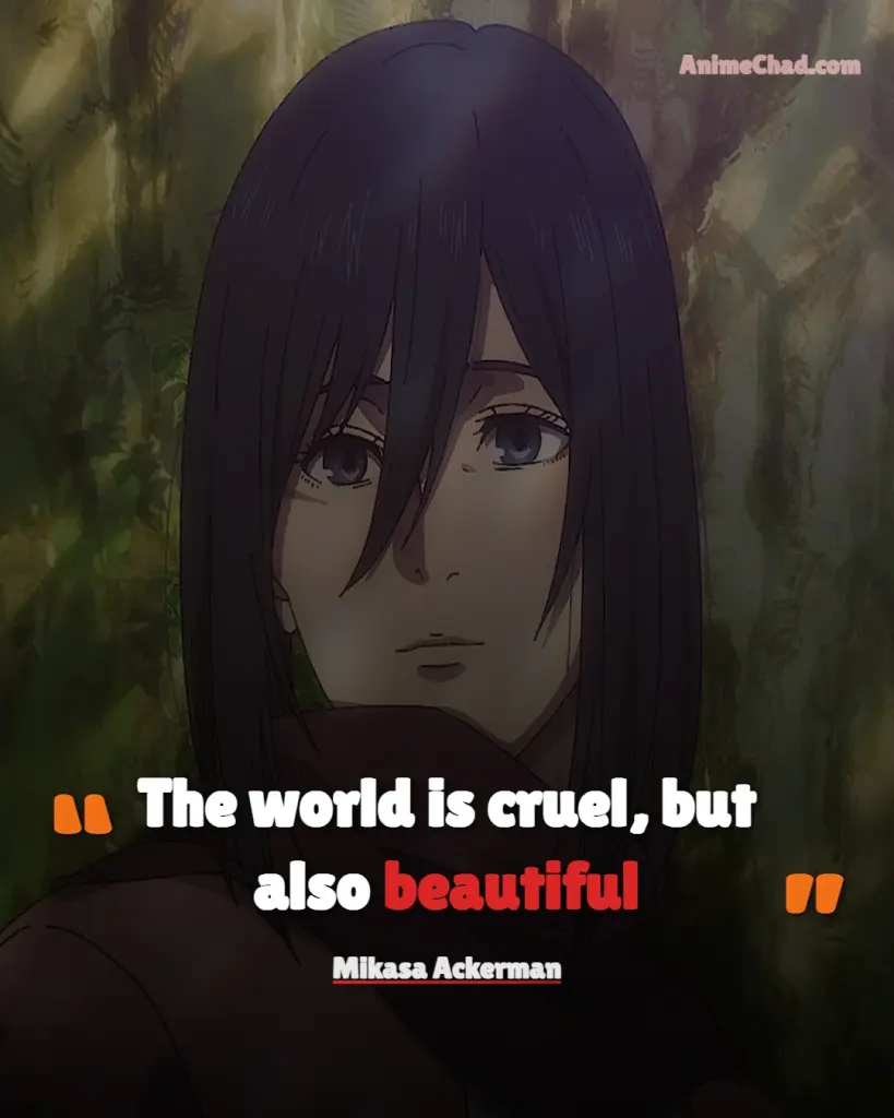 Mikasa Ackerman Quotes