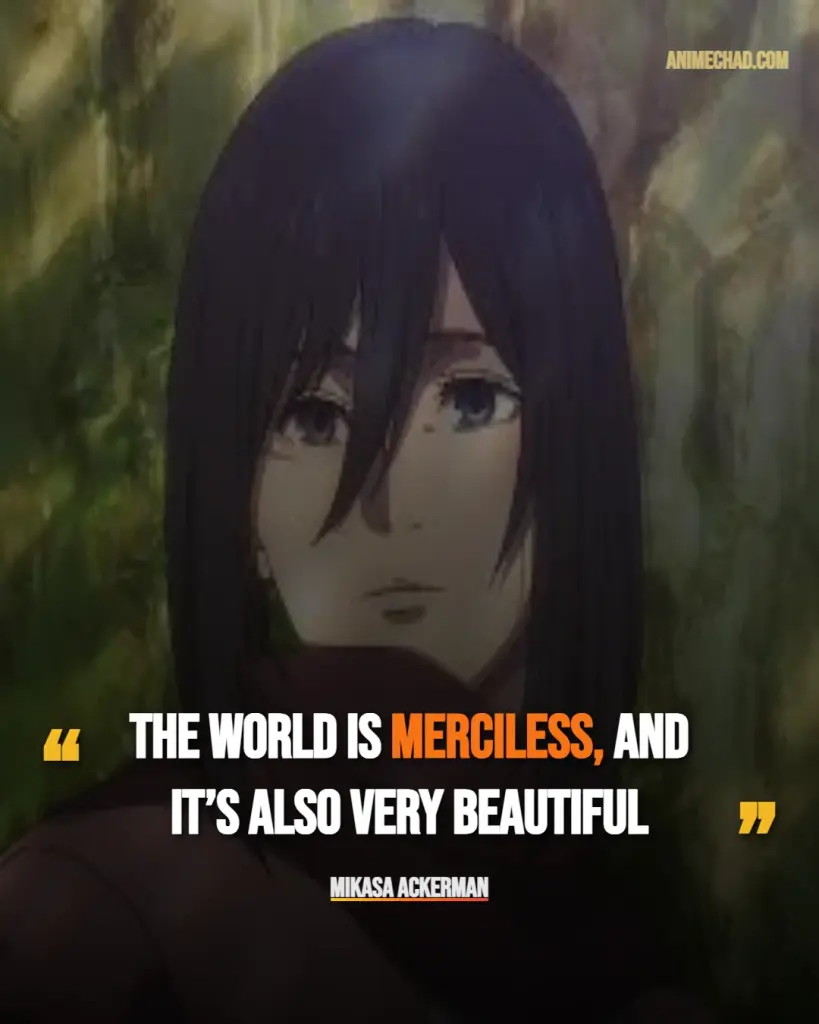 Mikasa Ackerman Quotes