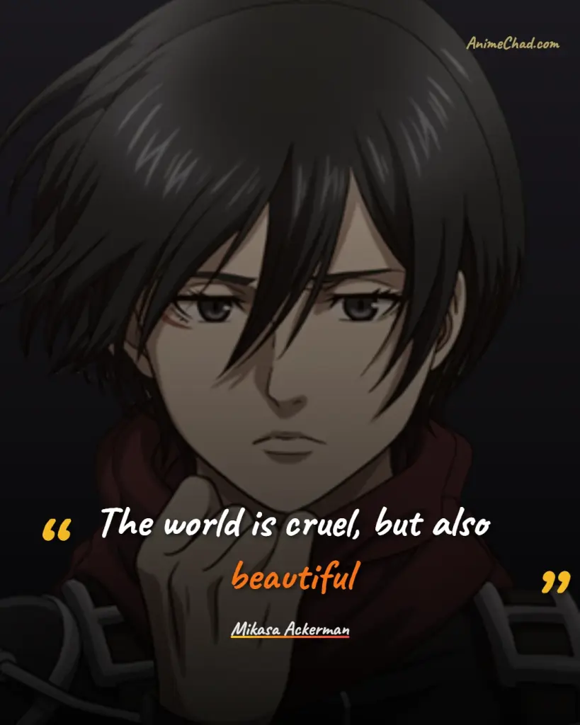 Mikasa Ackerman Quotes