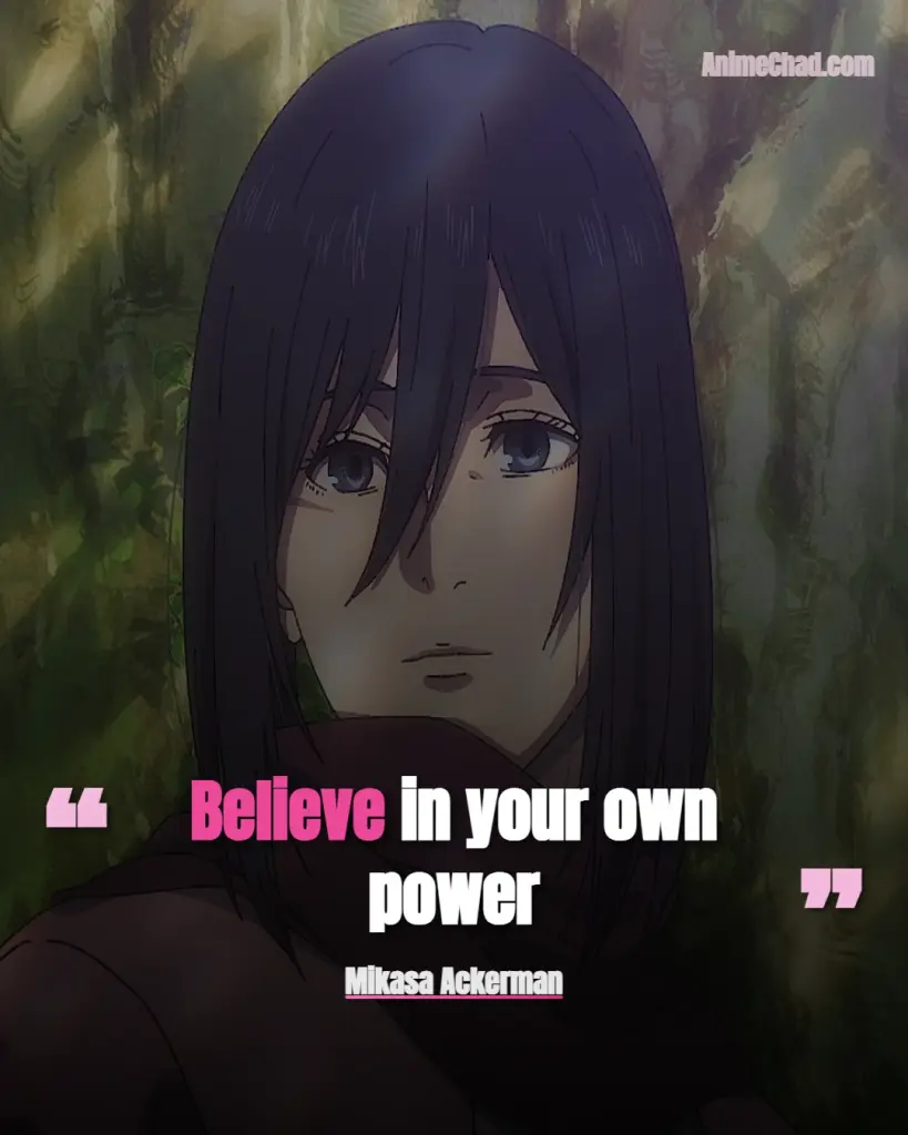 Mikasa Ackerman Quotes