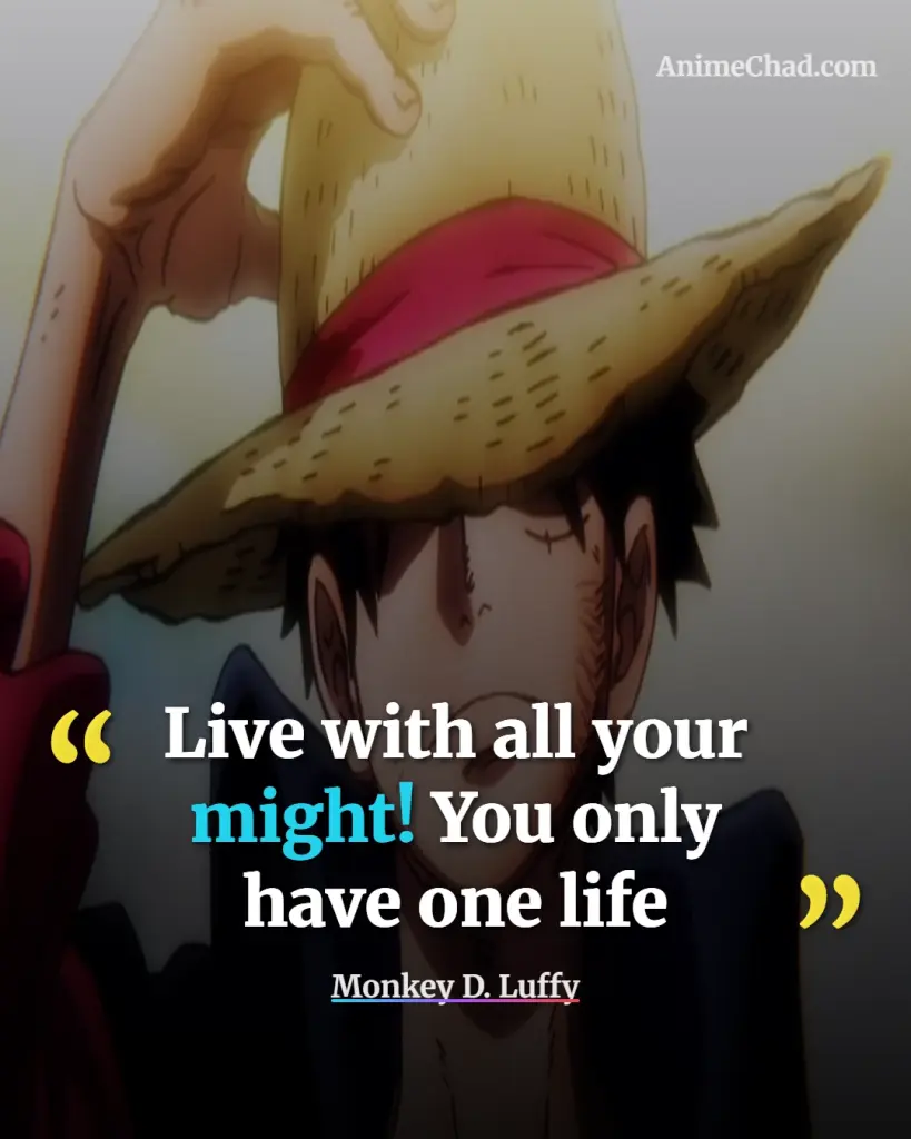 Monkey D. Luffy Quotes (1)