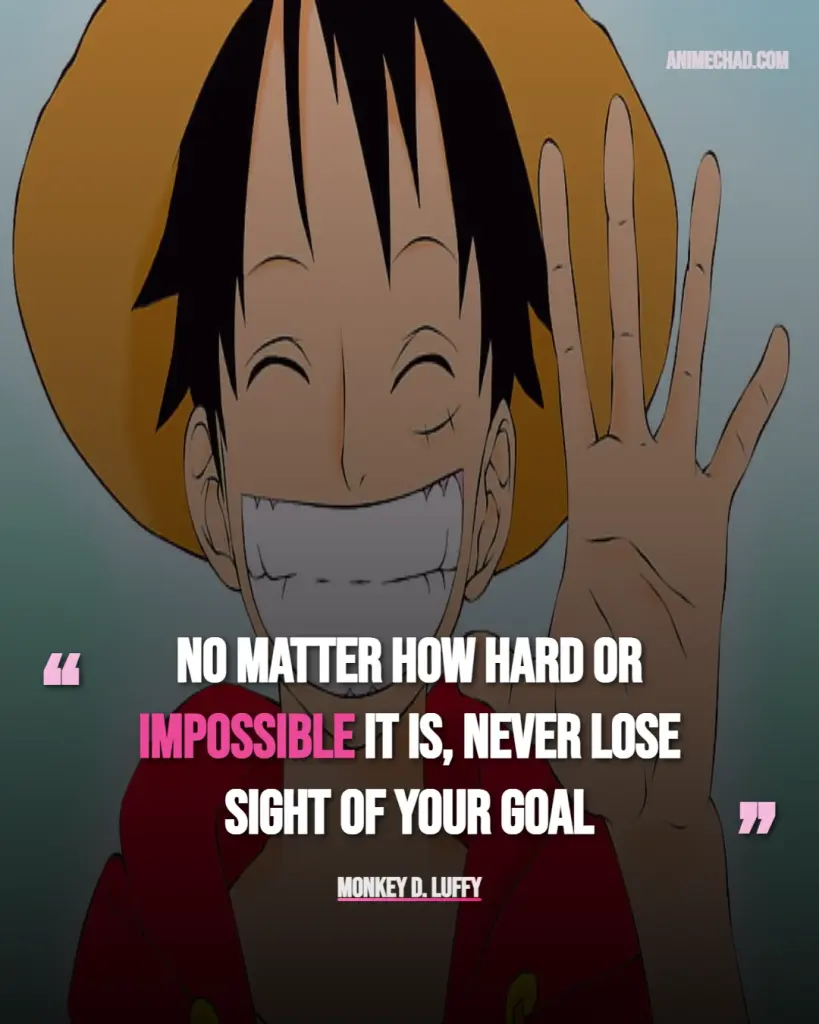 Monkey D. Luffy Quotes