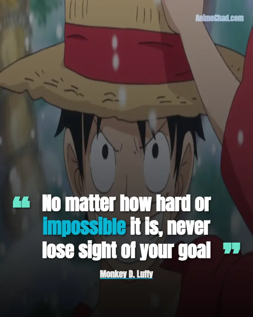 Monkey D. Luffy Quotes