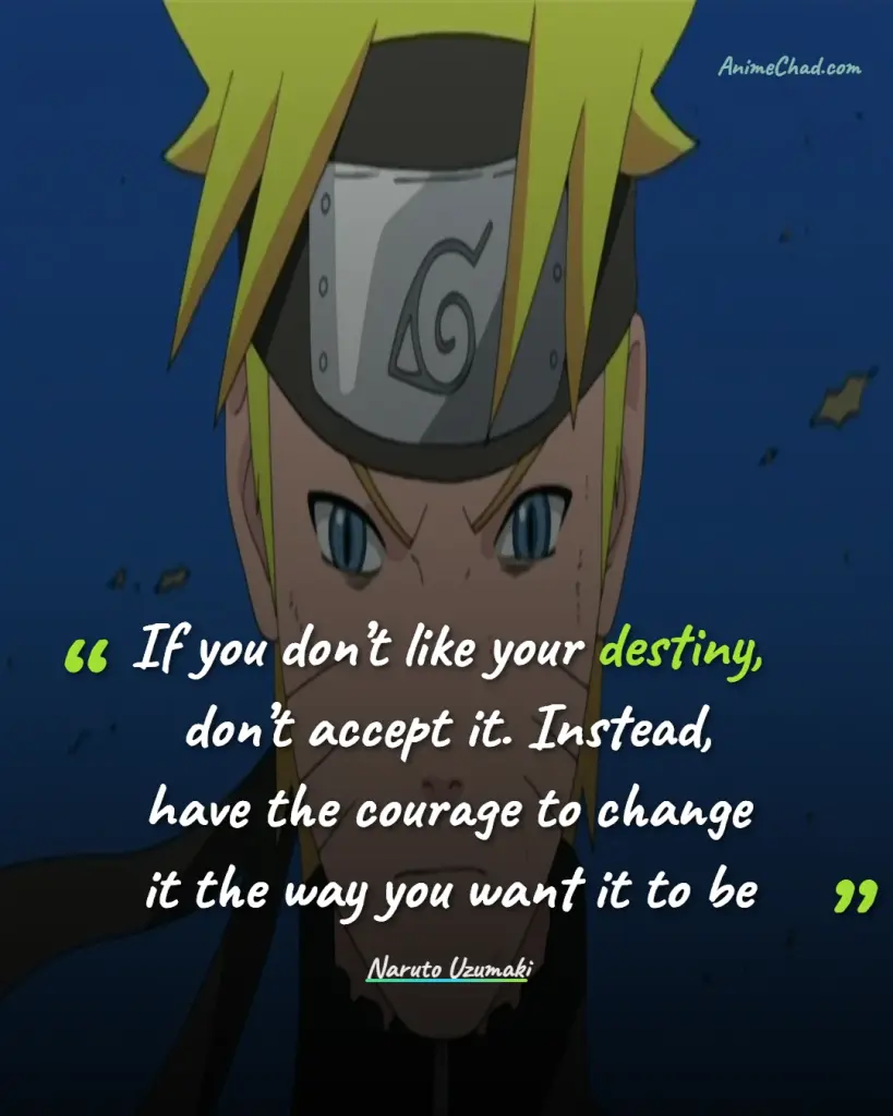 Naruto Uzumaki Quotes