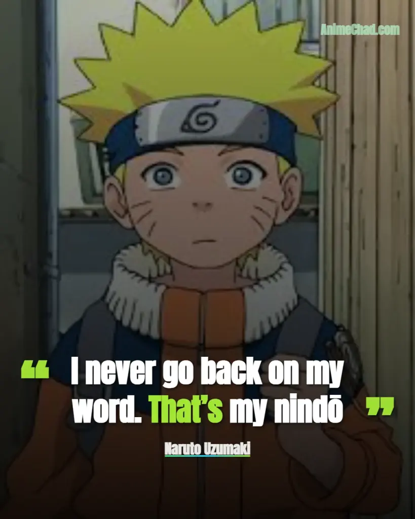Naruto Uzumaki Quotes