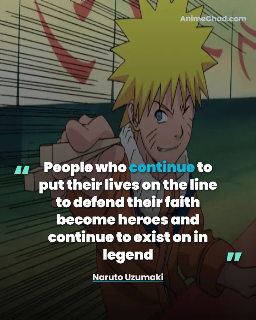 Naruto Uzumaki Quotes
