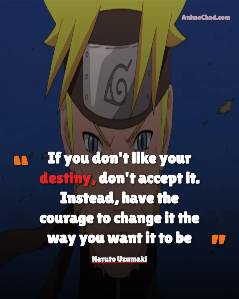 Naruto Uzumaki Quotes