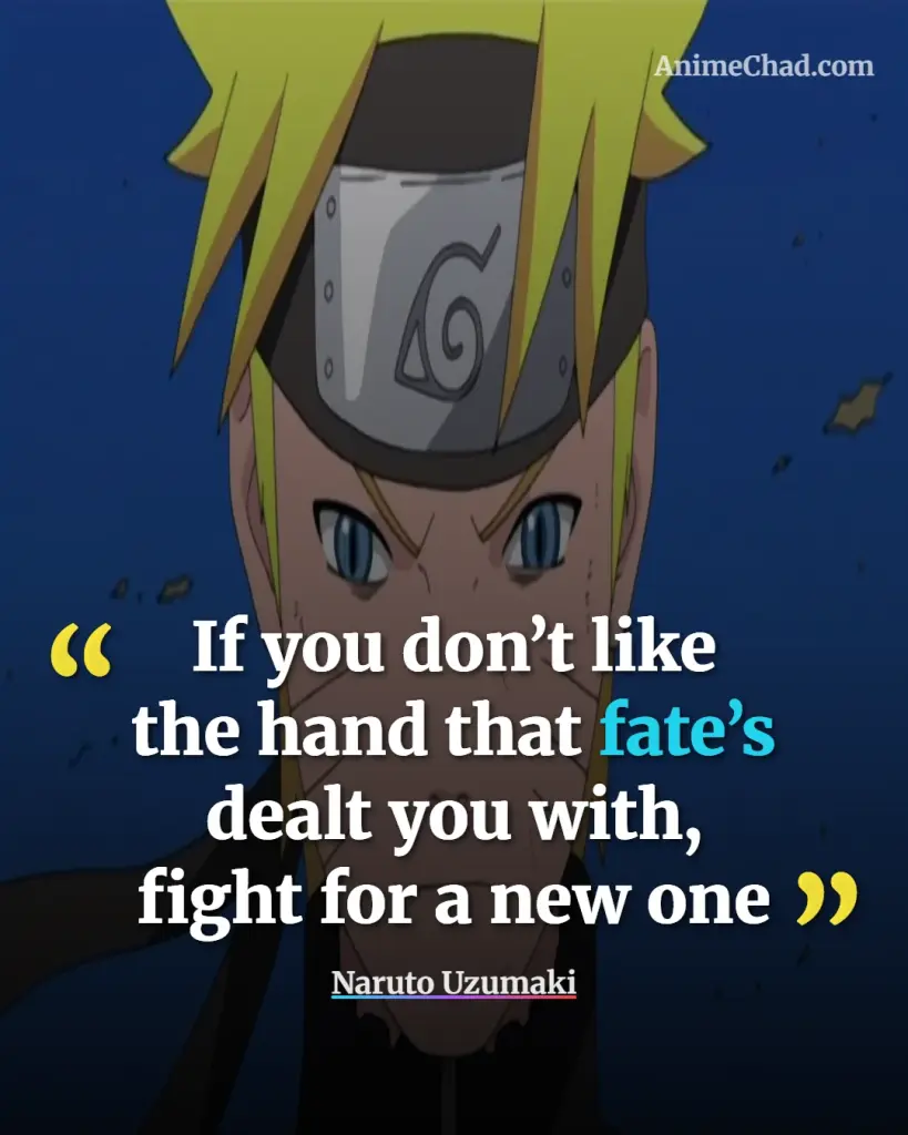 Naruto Uzumaki Quotes