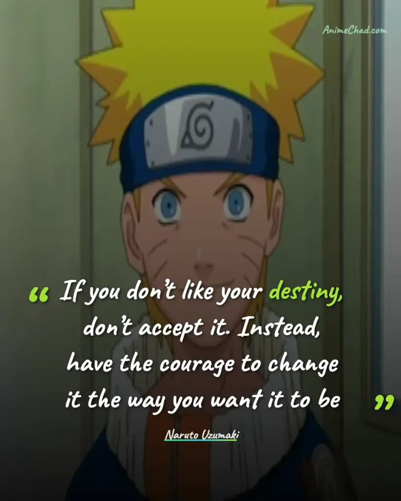 Naruto Uzumaki Quotes